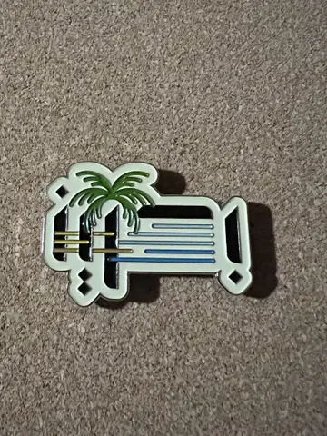 오사카 만박 바레인 핀 배지