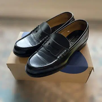 26.5 HARUTA 하루타 블랙 가죽 로퍼