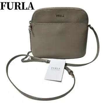 FURLA 숄더백 그레이 가죽 여성용 미니백 훌라
