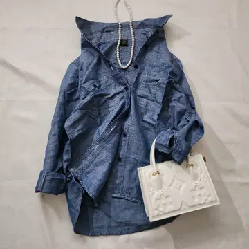 스테디셀러 어반 리서치 도어스 린넨 셔츠 사이즈 ONE