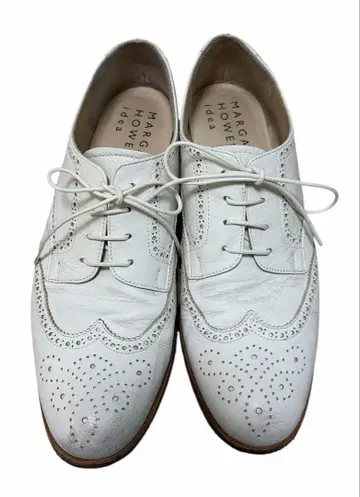 MARGARET HOWELL 화이트 레이스업 슈즈