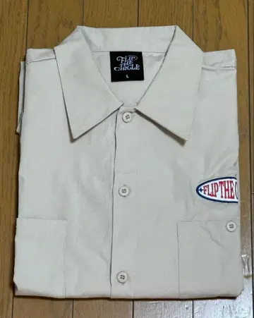 INI FLIP THE CIRCLE 팬콘 워크 셔츠 베이지(L)