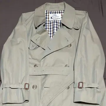 90s C100 사이즈 40 Aquascutum 트렌치코트 라이너 없음
