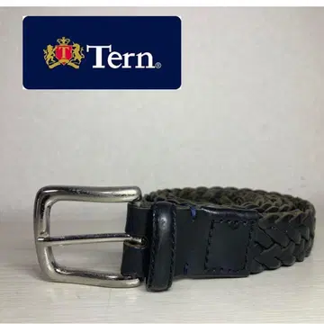 Tern 메쉬 가죽 벨트 남성용 벨트 네이비
