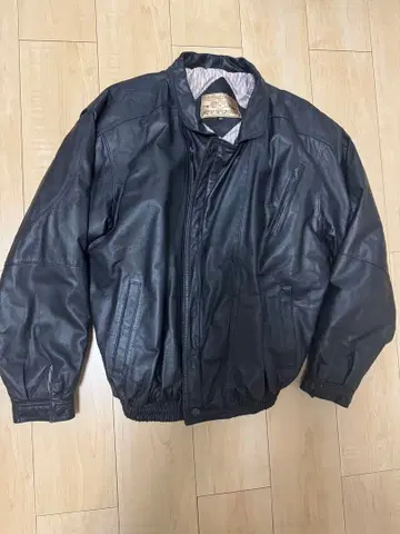 ET VOUS 블랙 가죽 자켓 XL