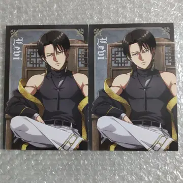 진격의 거인 트리 빌리지 진격반점 찬란국화 엽서 리바이 2장