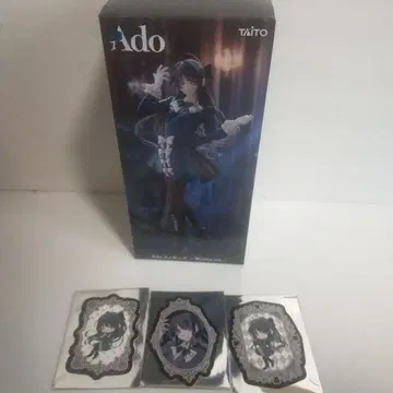 라운드원 한정판 ado 피규어 스티커 3종 포함