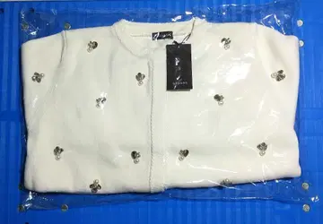 nuans 아뉴앙스 비쥬 니트 자켓 아이보리 미사용품