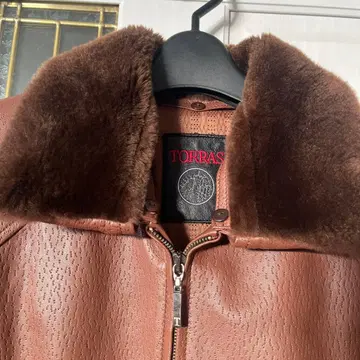 새상품급 분위기 TORRAS 토라스 브라운 가죽 자켓 멋짐