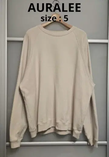 AURALEE 22SS SMOOTH SOFT SWEAT P/O 5