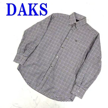 DAKS 닥스 긴팔 셔츠 블루 계열 코튼 100% M C3495