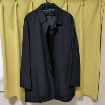 뉴요커 네이비 스텐카라 코트 탈부착 가능한 라이너 포함