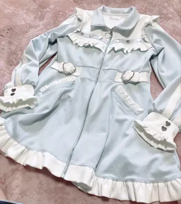 유메텐보 디어마이러브 천사계 패션 스카이블루 프릴 자켓