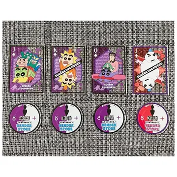 짱구는 못말려 헤랜드 아크릴 스탠드 4개 세트