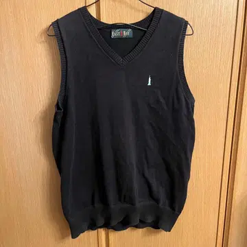 East Bay 네이비 V넥 니트 베스트