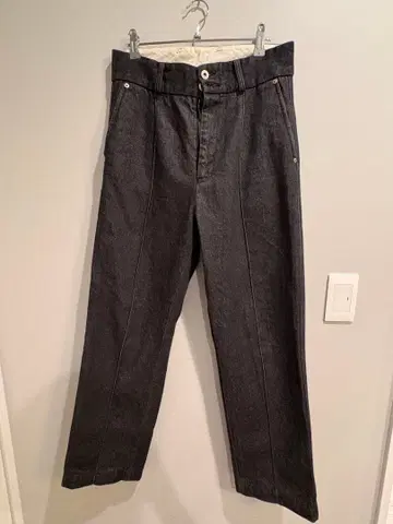 TTT MSW 티 데님 와이드 팬츠 22AW BK L 스트릿