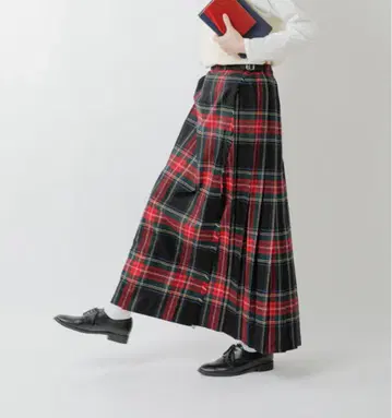 O'NEIL OF DUBLIN 오닐 오브 더블린 플리츠 롱 스커트