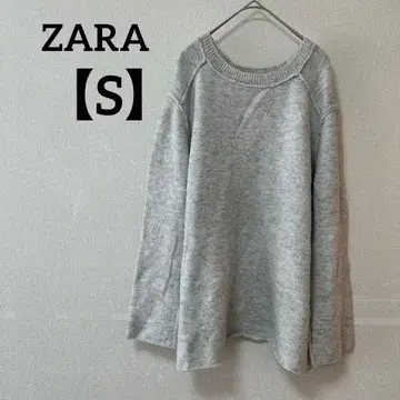 ZARA 자라 [ S ] 그레이 니트 긴팔 가을/겨울 제품