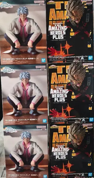 [ 신상 ] 히로아카 바쿠고 카츠키 은혼 긴파치 선생님 피규어 세트 6개