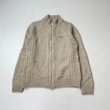 LACOSTE 니트 자켓 집업 가디건 로고