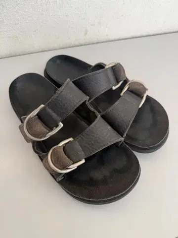 샌달맨 가죽 샌들