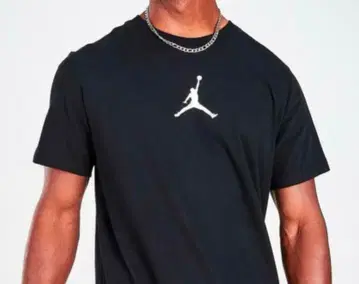 Jordan 블랙 T셔츠 점프맨 로고