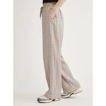 emmi 세미 시어 파자마 라이크 팬츠