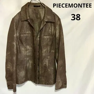 [ 피에스 몬테 ] 긴팔 자켓 디자인 버튼 (38) 워시 가공