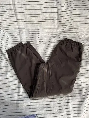 새상품 MUJI 방한 팬츠 브라운