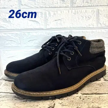 FINEBOYS 네이비 스웨이드 처카 부츠 26cm