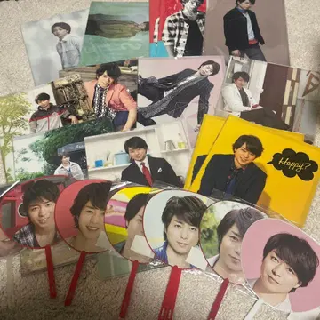 아라시 사쿠라이 쇼 미니 부채 8개