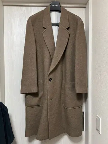 ZARA 브라운 더블 체스터 코트 XL