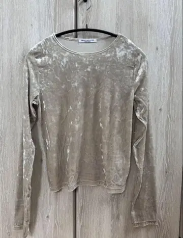 뷰티 앤 유스 벨로아 롱 슬리브 T셔츠