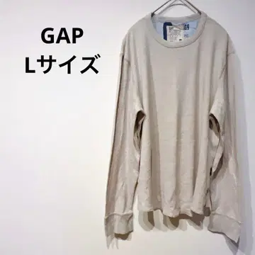 새상품급 GAP [ L ] 갭 EST 1969 베이지 긴팔 T셔츠