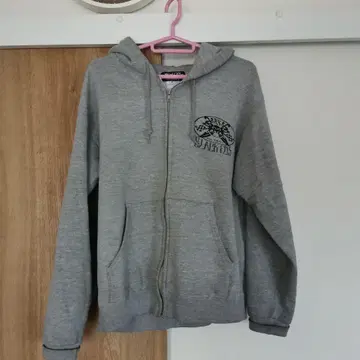 Black Flys 그레이 집업 후드티 Medium