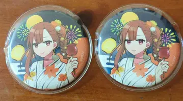 카라후피치와 캔 배지 카라후피치 복숭아 축제와