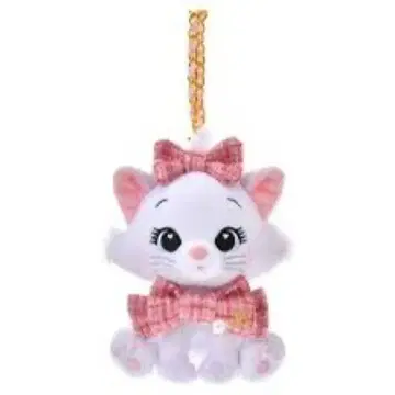 마리 아리스토캣 봉제 인형 키링 TWEED STYLE