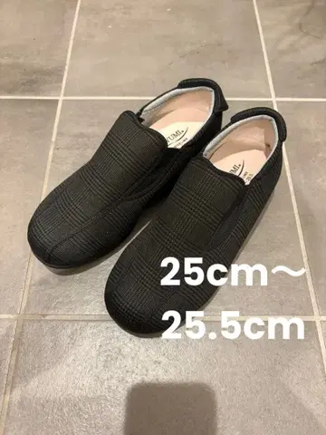 시착만 한 상품 아유미 간호화 25~25.5cm 체크 3L