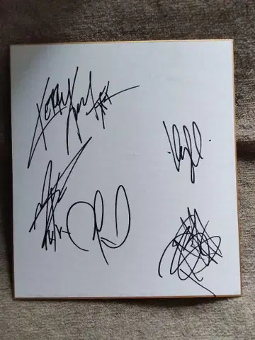 케리 킹 / KERRY KING 친필 사인 색지