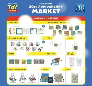 토이스토리 아크릴 거울 스티커 30주년 기념 도쿄역 한정판