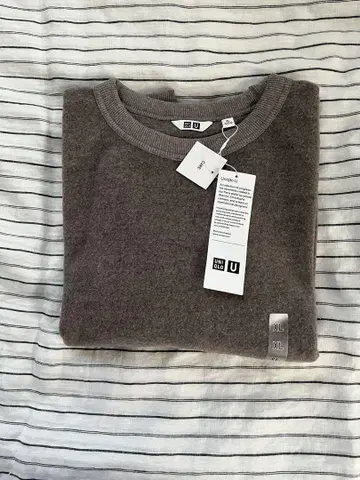 UNIQLO U 플리스 스웨터 XL 브라운