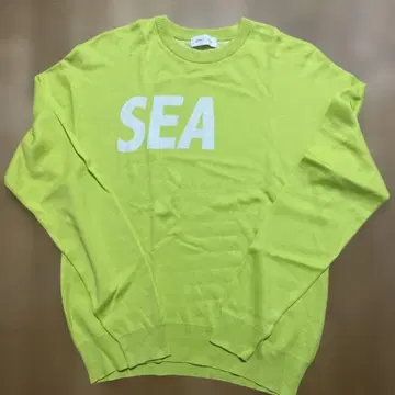 wind and sea 윈드앤씨 니트 스웨터 로고 XL