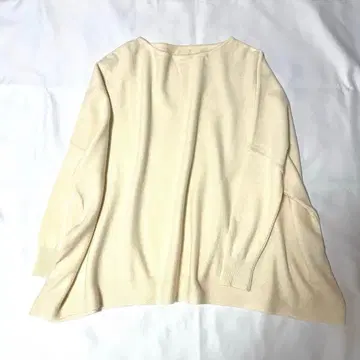 MUSE 두지엠 클라세 fluffy 보트 와이드 풀오버