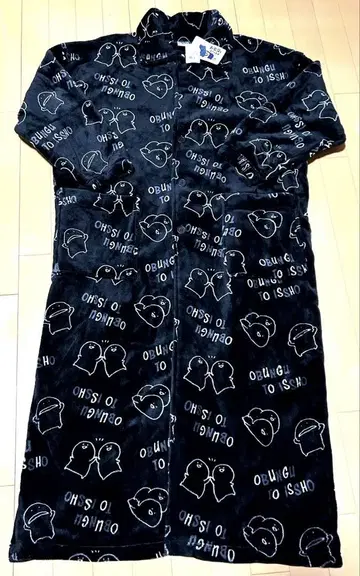 [ 택 포함 ] 오분구 씨 블랙 목욕 가운 M-L 사이즈 촉감 최고 레벨