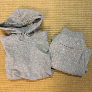 UNIQLO 그레이 트레이닝복/맨투맨 세트 M/S 셋업