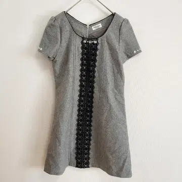 Fabulous CECIL McBEE 원피스 M 그레이 레이스 비쥬