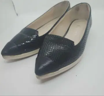 DIANA 펌프스 리자드 스틸레토 블랙 22cm