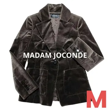 마담 조콘다 자켓 벨벳 브라운 가을/겨울 포멀 고급 일본제