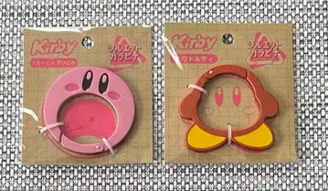 별의 커비 실루엣 카라비너 커비 빨아들이기 와돌디 2종 세트