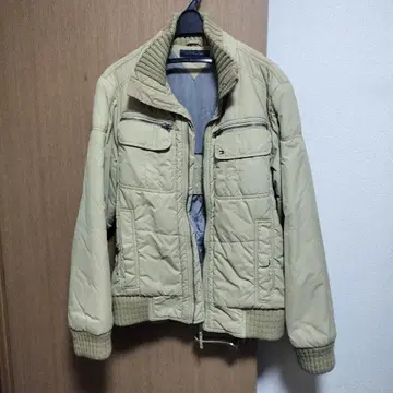 TOMMY HILFIGER 베이지 점퍼 M